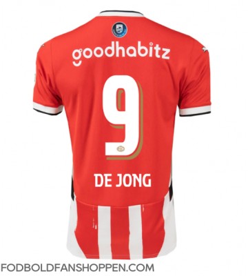 PSV Eindhoven Luuk de Jong #9 Hjemmebanetrøje 2024-25 Kortærmet